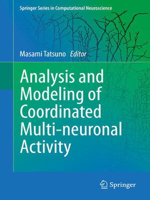 cover image of Analysis and Modeling of Coordinated Multi-neuronal Activity